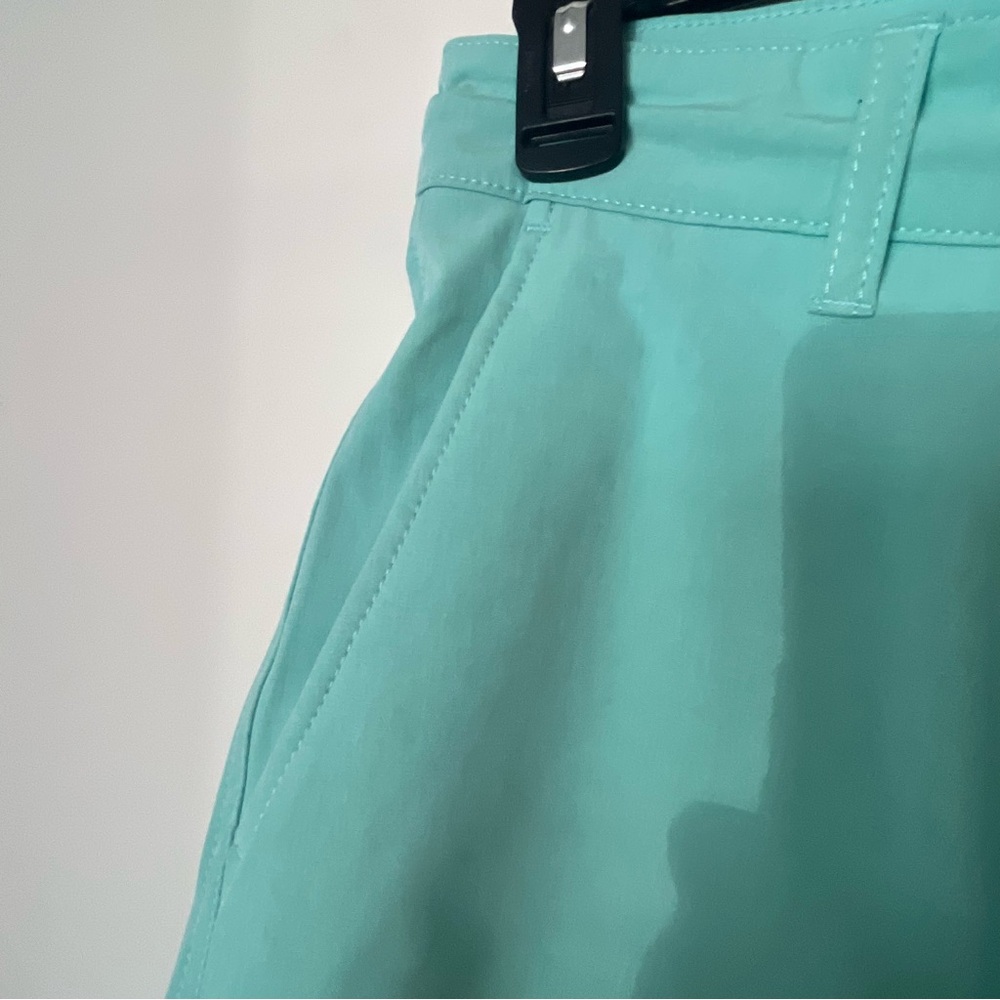 Free Planet  Mens Everyday Shorts Turquoise Flat  Front Shorts Size X Small NWT - Picture 4 of 15